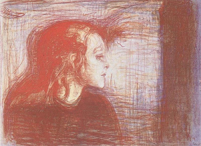 Edvard Munch The Children is ill